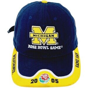 Michigan Wolverines Vintage Cap 2005 Rose Bowl Gameday Strapback Authentic